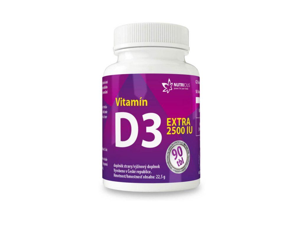 Vitamín D3 EXTRA 2500 IU