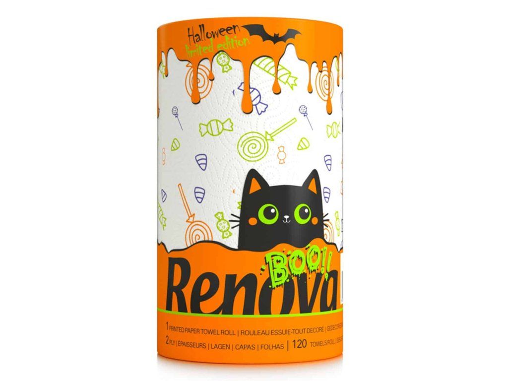 Papírová kuchyňská utěrka Halloween XXL