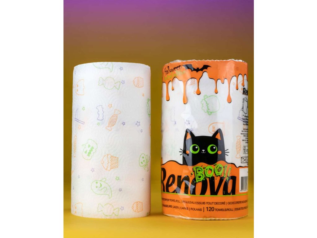 Papírové ubrousky s dýní Halloween
