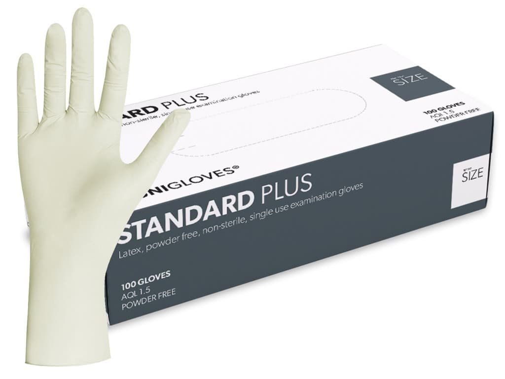 Latexové rukavice Standard Plus, 100 ks