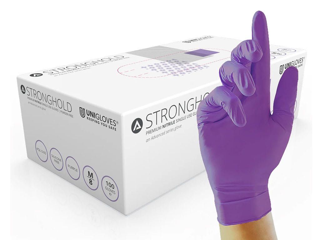 Nitrilové rukavice - Stronghold, 100 ks